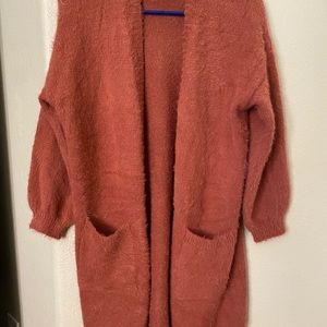 Vici long dusty rose sweater